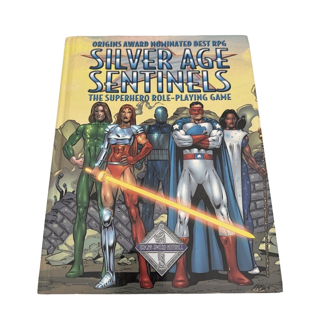 Silver Age Sentinels Hardcover - Superhero RPG - Core Rulebook
